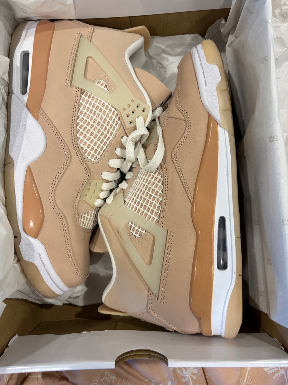Jordan Sneakers in Beige and Tan